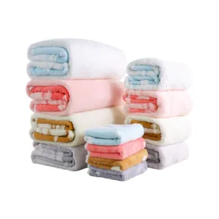百鈴銀離子抗菌雲朵絨厚磅吸水大浴巾