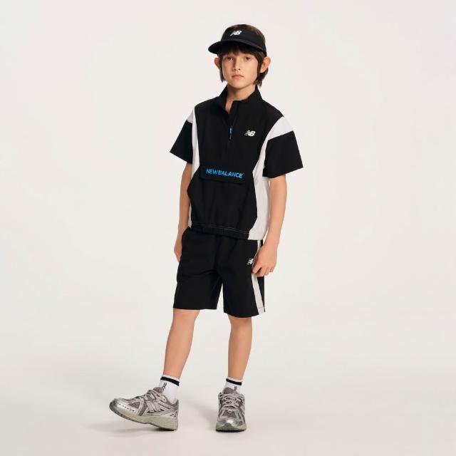 【NEW BALANCE】NB 童裝梭織套裝_2WF2110WBK_男童/女童_黑色