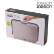 【Joseph Joseph】Nest系列 砧板三件組-灰藍一般款(沾板 切菜板 收納 雙面使用 瀝水)