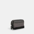【COACH】蔻馳官方直營 經典 SIGNATURE VARSITY條紋GRAHAM斜背手袋(CCG30)