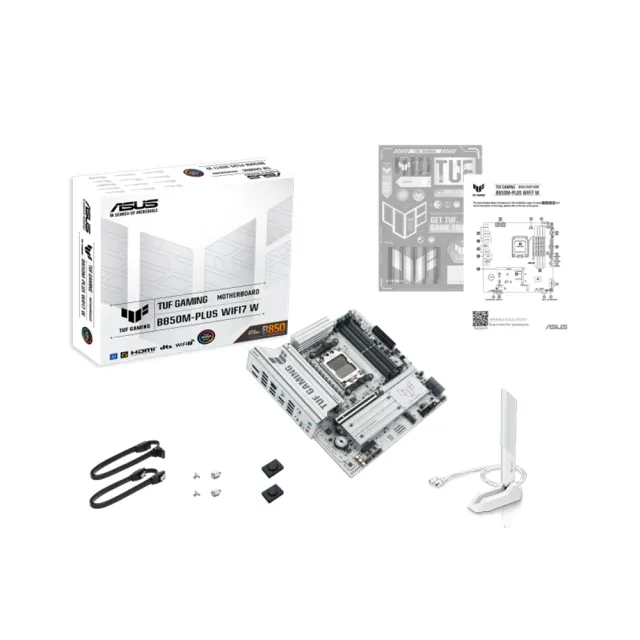 【ASUS 華碩】TUF GAMING B850M-PLUS WIFI7 W 主機板