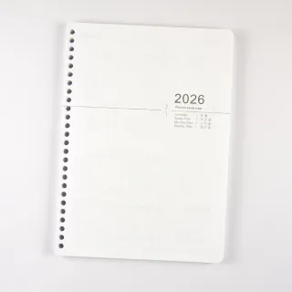 【Conifer 綠的事務】2026年16K直式週誌內頁 適用26孔孔夾(月計畫 周計畫 無酸紙)