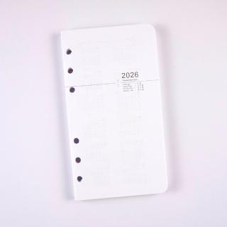 【Conifer 綠的事務】2026年48K橫式週誌內頁 適用6孔孔夾(月計畫 周計畫 無酸紙)