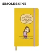 【MOLESKINE】史努比限量筆記本禮盒/佩蒂/L型/黃/橫線(含佩蒂刺繡貼)
