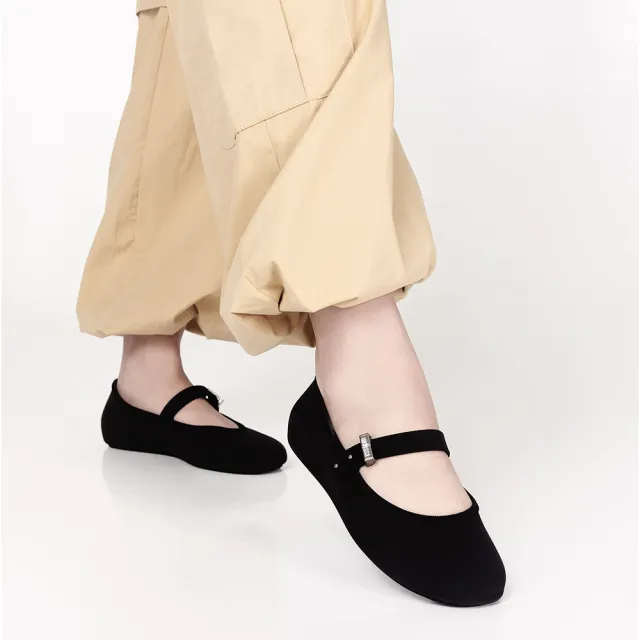 【Melissa】圓頭素面瑪莉珍鞋(黑色)