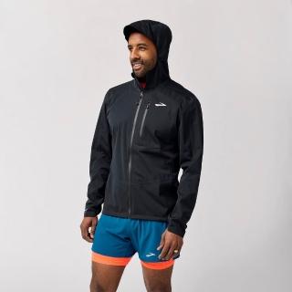 【BROOKS】男 High Point 高峰防水外套 2.0 經典黑(211541001)