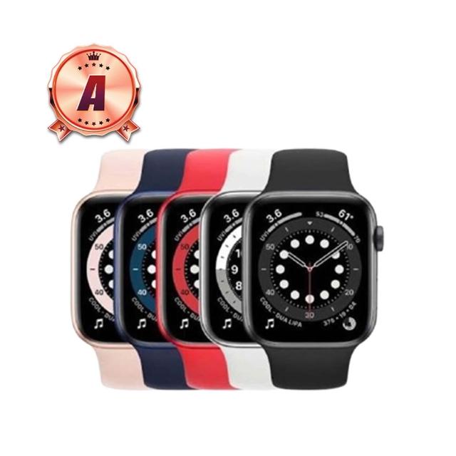【Apple】A級福利品 Watch Series 6 GPS+4G 44mm 32GB LTE(石墨色不鏽鋼錶殼+運動型錶帶)