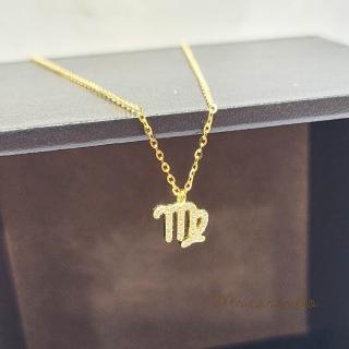 【焦糖小姐 Ms caramelo】9月處女座項鍊 星座項鍊(鋯石項鍊)