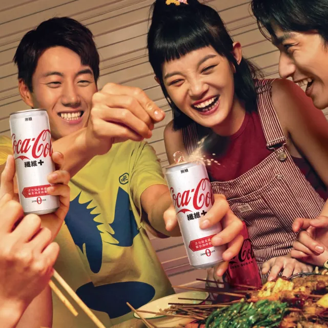 【Coca-Cola 可口可樂】纖維+寶特瓶600mlx2箱(共48入)