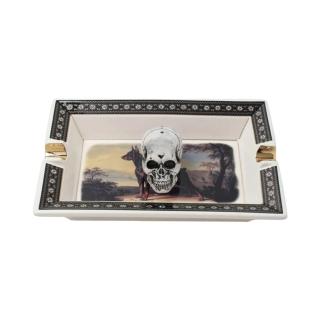 【NEIGHBORHOOD】Neighborhood Square Incense Tray 線香台 骷髏 杜賓犬 方形 香盤 252AINH-AC01