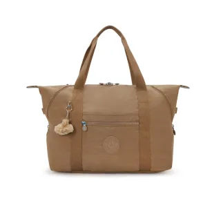 【KIPLING官方旗艦館】棕褐色拉桿旅行袋-ART M