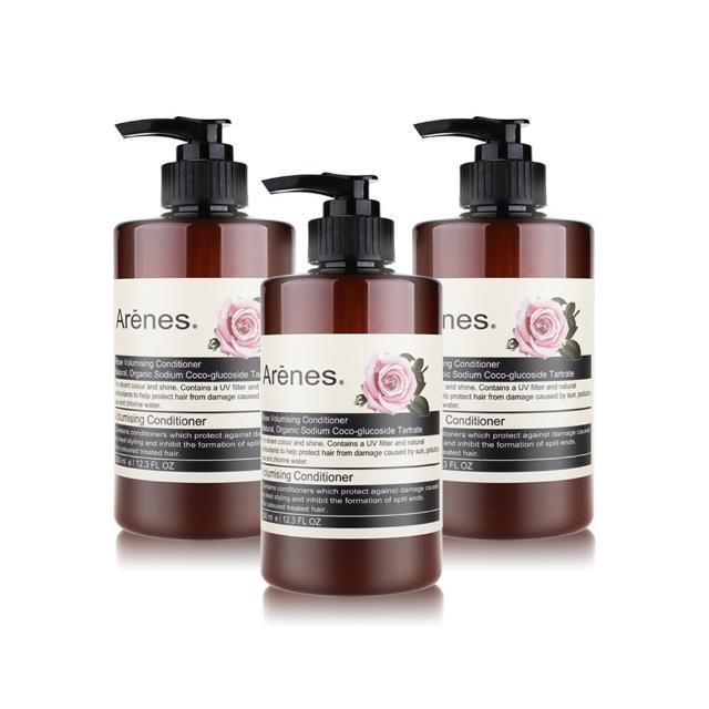 【Arenes】玫瑰香氛植萃護髮素 350ml(3入組)