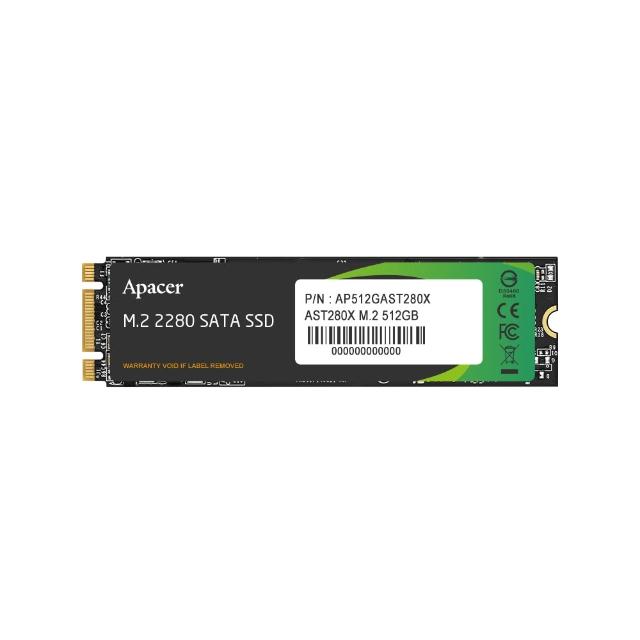 【Apacer 宇瞻】AST280X M.2 SATA3 512GB SSD固態硬碟