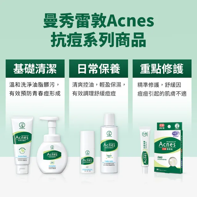 【曼秀雷敦】Acnes抗痘控油保濕乳液(45g / 2入)