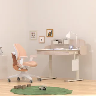 【MOTTI】兒童成長電動升降桌｜cotti 100 全配重裝組(含學習椅及桌墊筆筒配件)