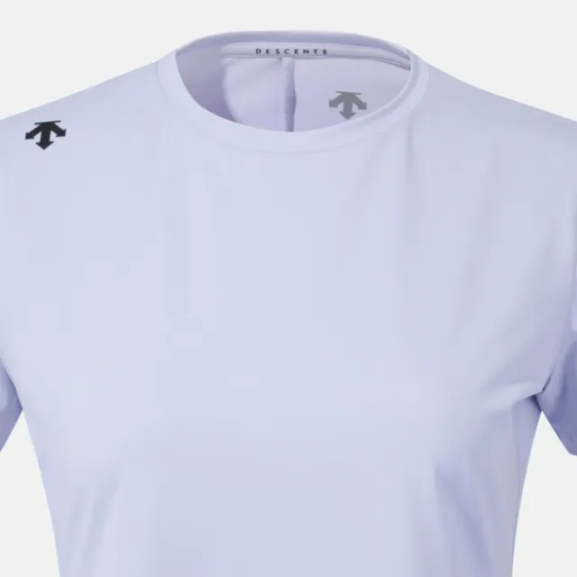 【DESCENTE】迪桑特 短袖上衣 女 快排 WOMENS BASIC SHORT SLEEVE 紫 SQ322PTS71-LVND