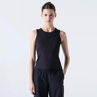 【DESCENTE】迪桑特 背心 女 快排 WOMENS RIBBED SLEEVELESS 黑 SQ322PST71-BLK0