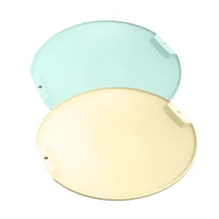 【WondaMom】買一送一 陶瓷不沾瀝油烤盤組 36cm(烤盤 露營 烤肉 不沾烤盤 陶瓷烤盤 韓式烤盤)