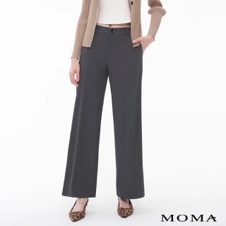 【MOMA】抗UV激瘦涼開衩西裝直筒褲(兩色)
