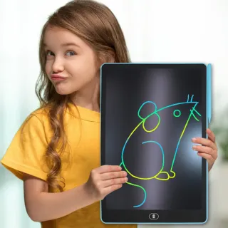 【親親寶貝】16吋加大彩色液晶電子紙手寫板 兒童繪畫塗鴉板 留言板(無藍光輻射 防刪鎖 無紙繪圖)