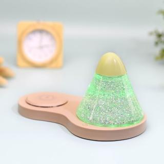 【Gdesign】日本富士山 x 台灣抹茶山 2 in 1 山景飄飄燈(七彩流光燈/磁吸無線充電/玩轉山景/療癒生活)
