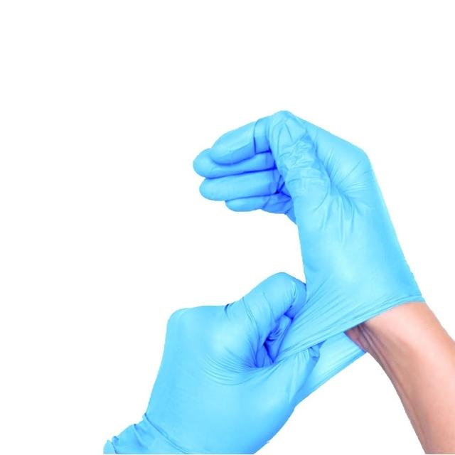 【CLEAN 克林】NBR丁腈手套 三種尺寸 盒裝100入(丁晴手套 一次性 無粉 不含乳膠 拋棄式 防疫 橡膠手套)