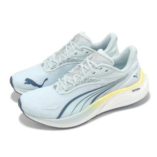 【PUMA】慢跑鞋 Electrify Nitro 4 Wns 女鞋 藍 黃 輕量 緩衝 運動鞋(310788-14)