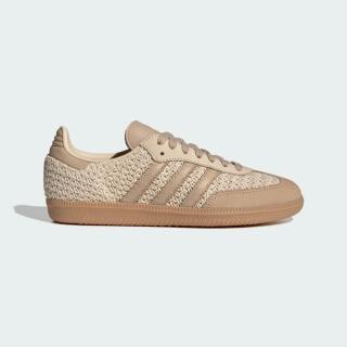 【adidas 愛迪達】愛迪達 Samba OG W 女 運動休閒鞋 德訓鞋 舒適 米 卡其(JR9446)