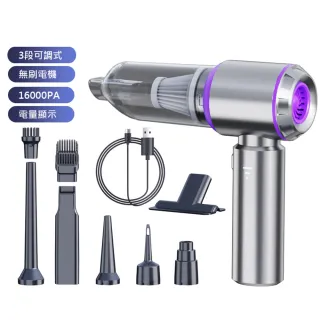 【SUiTU】無刷電機Plus款 USB充電 強勁吸力款 車用吸塵器 ST-6653Plus 隨途(家車吹吸兩用 無線手持款)