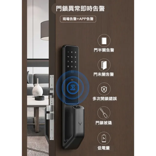 【Loock 鹿客】S30 Pro 鹿客全自動推拉門鎖 七合一電子鎖(鹿客經典不敗款)