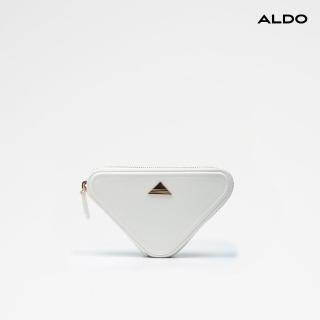 【ALDO】MMTL72BAG-幾何三角形手拿/肩背包(白色)