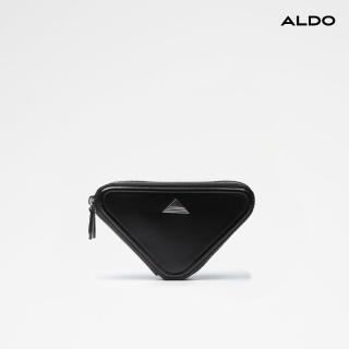 【ALDO】MMTL72BAG-幾何三角形手拿/肩背包(黑色)