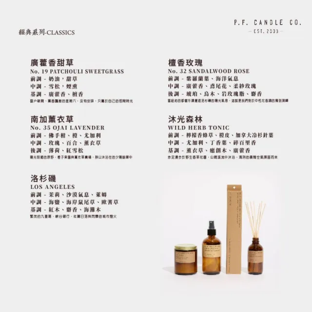 【P.F. CANDLE CO.】美國經典室內擴香3.5Fl.oz / 103mL(多款任選)