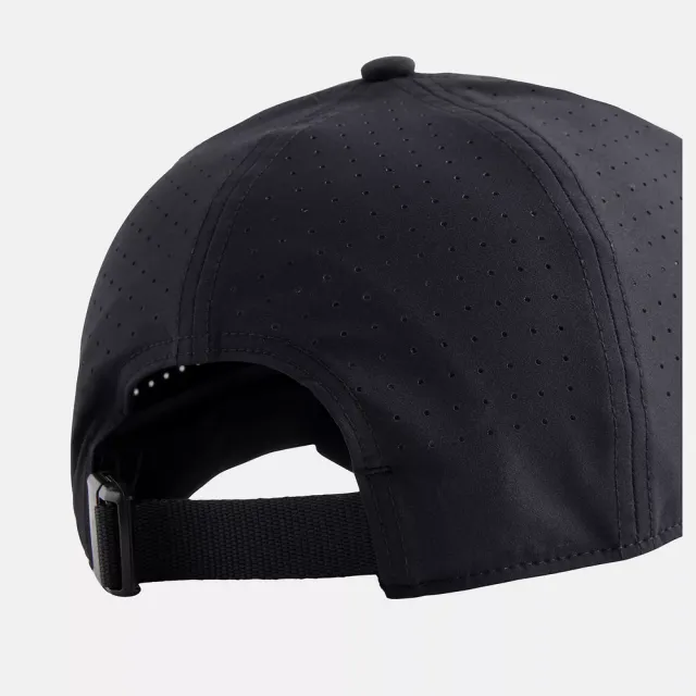 【NEW BALANCE】NB Hat 休閒帽  棒球帽 鴨舌帽 透氣 運動 男款 女款 黑色(LAH00143BK-F)