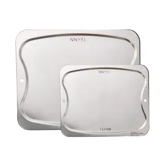 【TiANN 鈦安】專利萬用鈦砧板 大+中款(砧盤/沾板/切菜板/烘焙烤盤/露營餐盤)