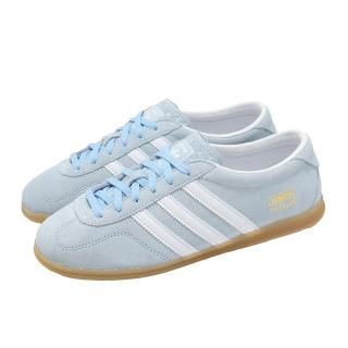 【adidas 愛迪達】休閒鞋 Gazelle Lo Pro W 女鞋 藍 白 膠底 復古 麂皮 愛迪達(JR8893)