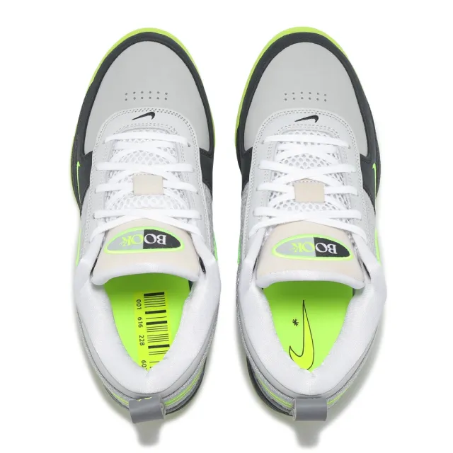 【NIKE 耐吉】籃球鞋 Book 1 95 EP 男鞋 Neon 灰黑 螢光綠 Booker 氣墊(IO9704-001)