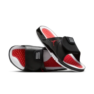 【NIKE 耐吉】拖鞋 男鞋 喬丹 JORDAN HYDRO XI RETRO 黑紅 FN2452-006