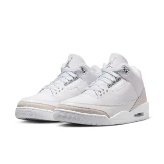 【NIKE 耐吉】休閒鞋 男鞋 運動鞋 AJ3 AIR JORDAN 3 RETRO 白奶茶 CT8532-111