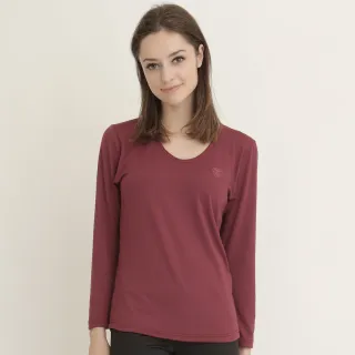 【Vital Silver 銀盾】女抗靜電中空恆溫保暖衣/圓領(台灣製造/發熱衣/吸濕排汗/耐磨抗起毛)