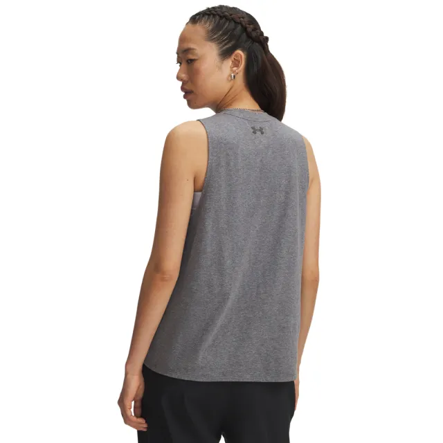 【UNDER ARMOUR】UA 女 Varsity U 背心_6006972-012(灰色)
