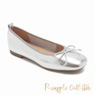 【Pineapple Outfitter】自然調色平結娃娃鞋FREJA(銀色)