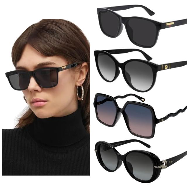 【GUCCI 古馳】韓版膠框抗UV太陽眼鏡組合(GG0632SA、GG0636SK、GG0746SA、CH0086SA 多款任選)