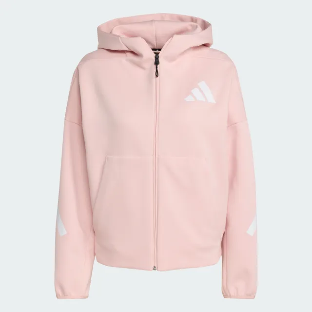 【adidas 愛迪達】運動 休閒 女外套 W Z.N.E. FZ(KC7905)