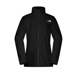 【The North Face】北臉 外套 女 運動立領外套 保暖 抓絨 W GLACIER FLEECE JACKET 黑 NF0A8FJUJK3