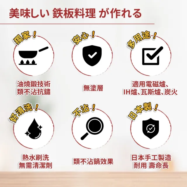 【日本 HAYASAKI早崎】日本製 無塗層 平底鐵鍋 24cm(不沾平底鐵鍋/鐵炒鍋/日本鐵鍋/不沾鍋/鐵鍋推薦)