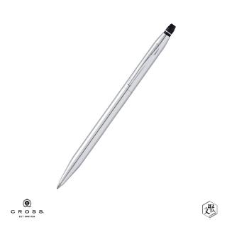 【CROSS】立卡系列 亮鉻原子筆 免費刻字(原廠正貨)