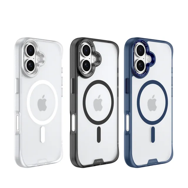 【HODA】iPhone 17/16 Plus/Air/Pro/Pro Max MagSafe 柔石軍規防摔保護殼