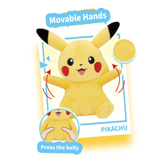 【POKEMON 精靈寶可夢】樂不可支絨毛玩偶(皮卡丘/小火龍/波加曼/木木梟)