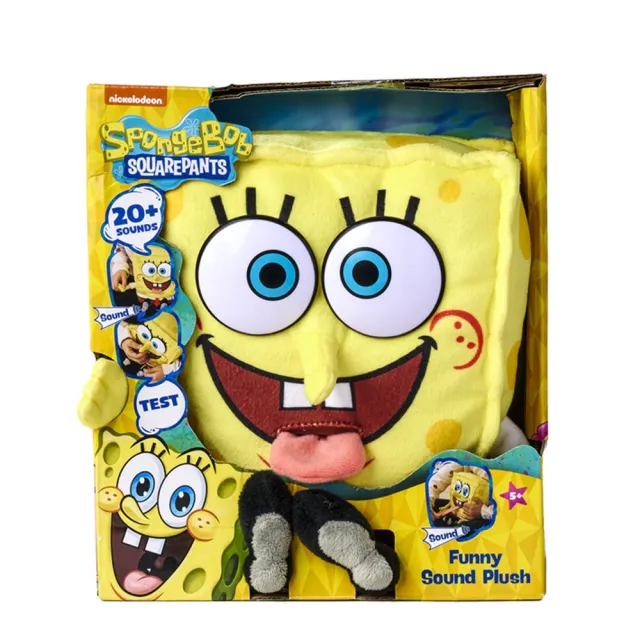 【SpongBob 海綿寶寶】海綿寶寶-淘氣有聲絨毛